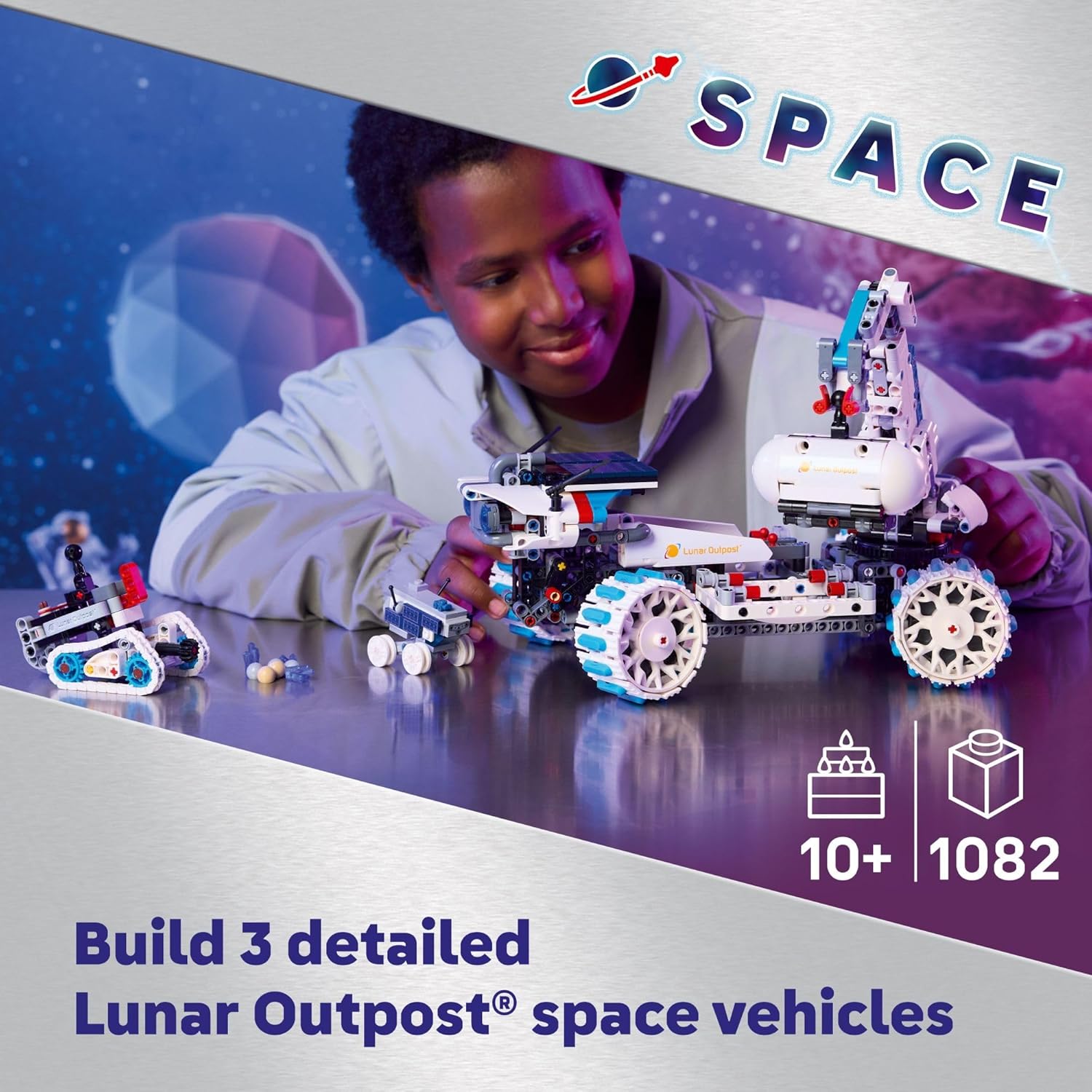 Lego Technic Lunar Outpost® Moon Rover Space Vehicle 42211 Age- 10 Years & Above