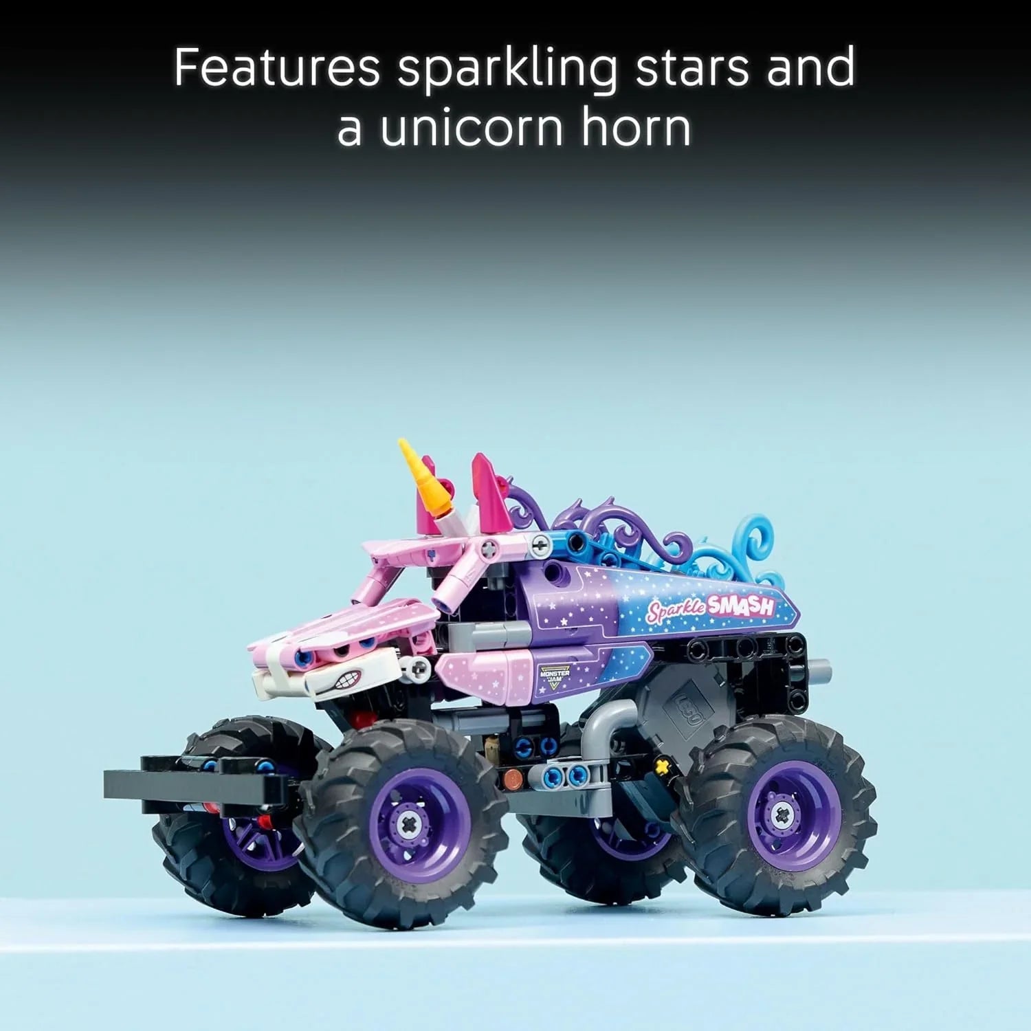 Lego Technic Monster Jam Sparkle Smash Pull-Back Truck 42220 Age- 7 Years and Above