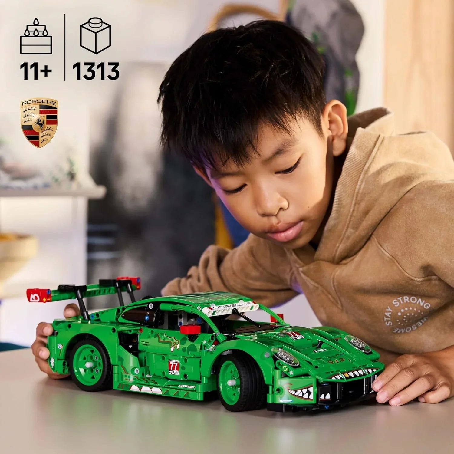 Lego Technic Porsche 911 GT3 R Rexy AO Racing Car 42224 Age- 11 Years and Above