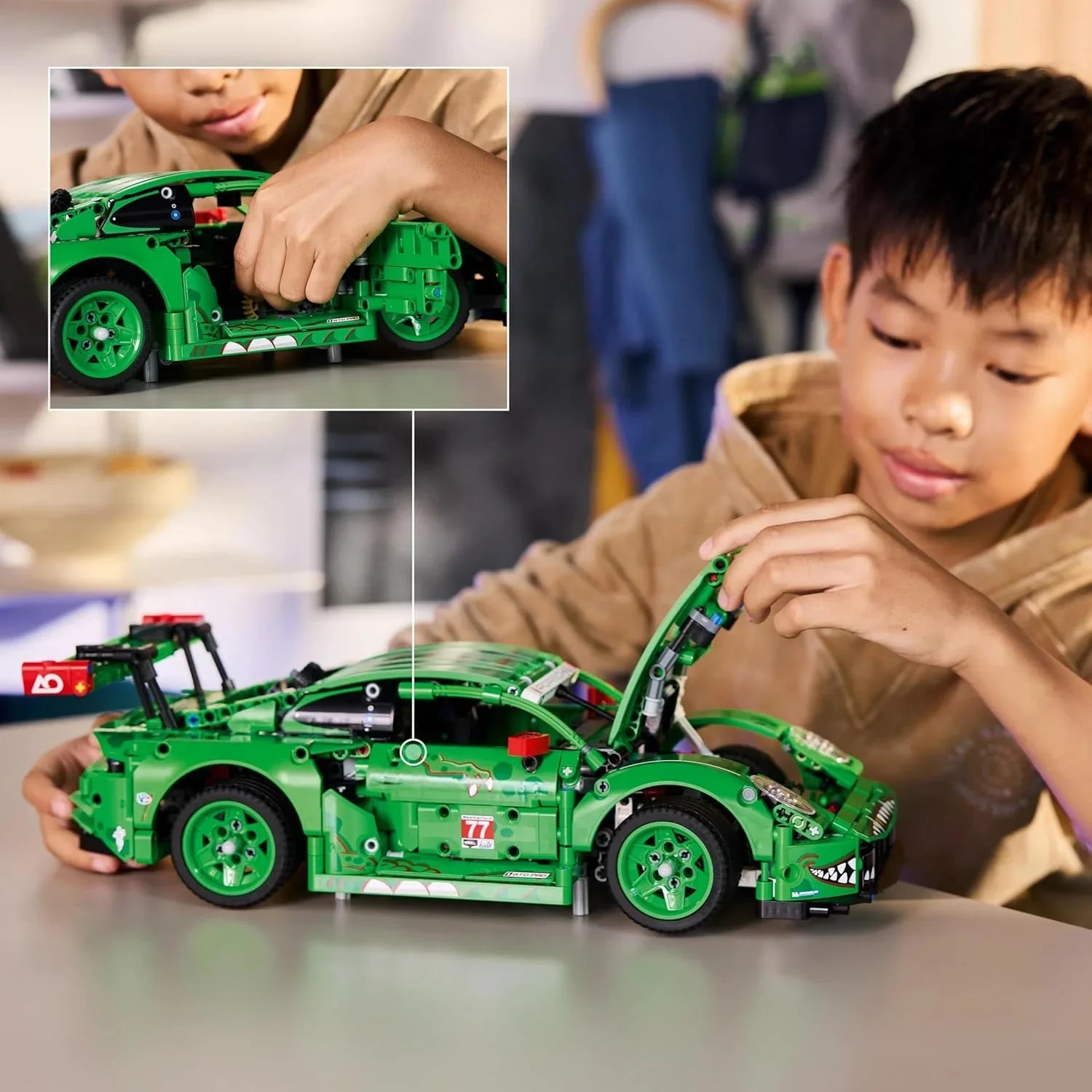 Lego Technic Porsche 911 GT3 R Rexy AO Racing Car 42224 Age- 11 Years and Above