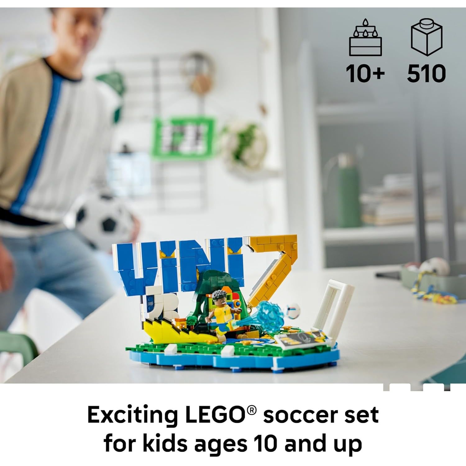Lego Vini Jr. – Soccer Highlights Building Set (510 Pieces) 43027 Age- 10 Years & Above