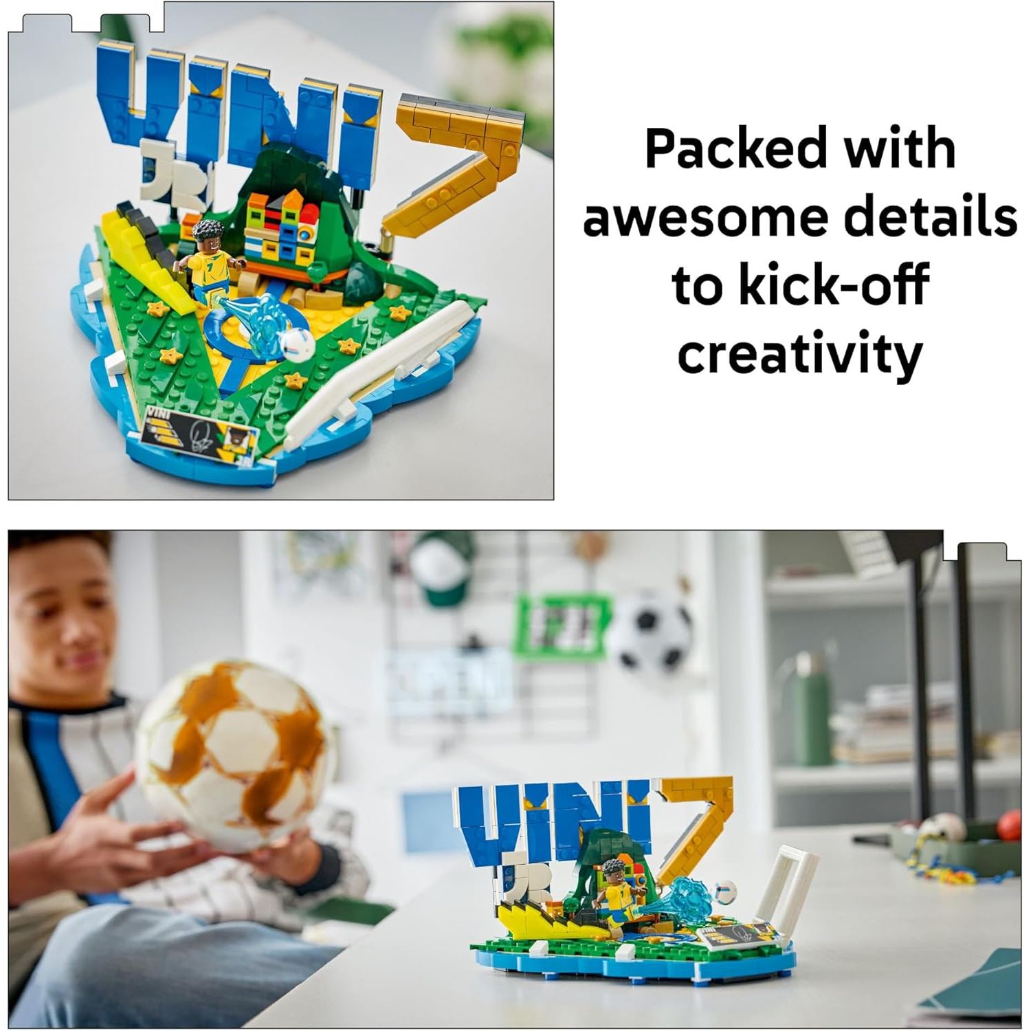 Lego Vini Jr. – Soccer Highlights Building Set (510 Pieces) 43027 Age- 10 Years & Above