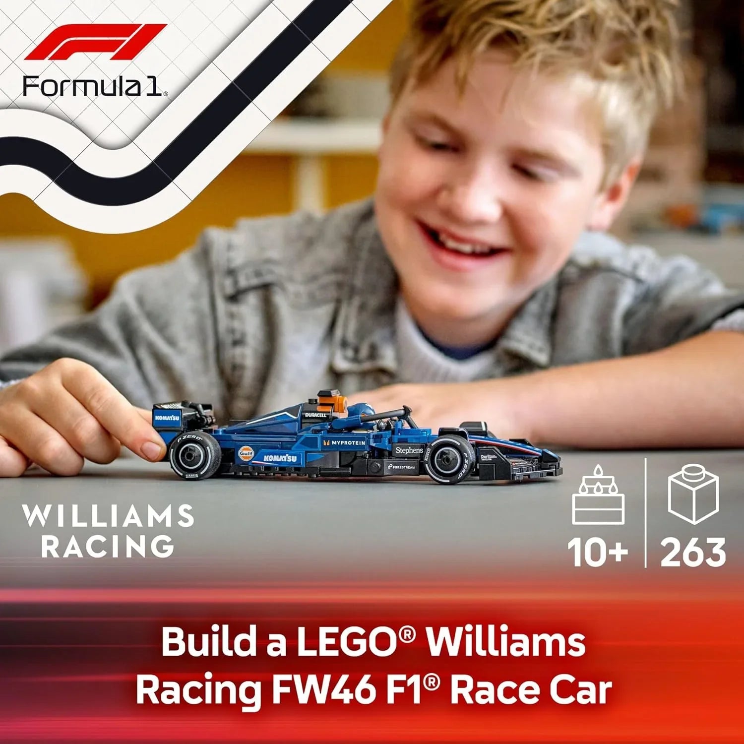 Lego Williams Racing FW46 F1® Race Car Kids Building Blocks 77249 Age- 10 Years & Above