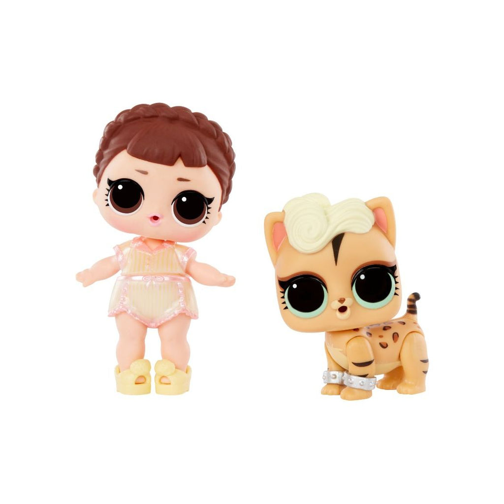 Lol Surprise Doll Tot + Pet (Sleeping BB + Funky Kat) Pack of 2 987802/840 Age- 3 Years & Above