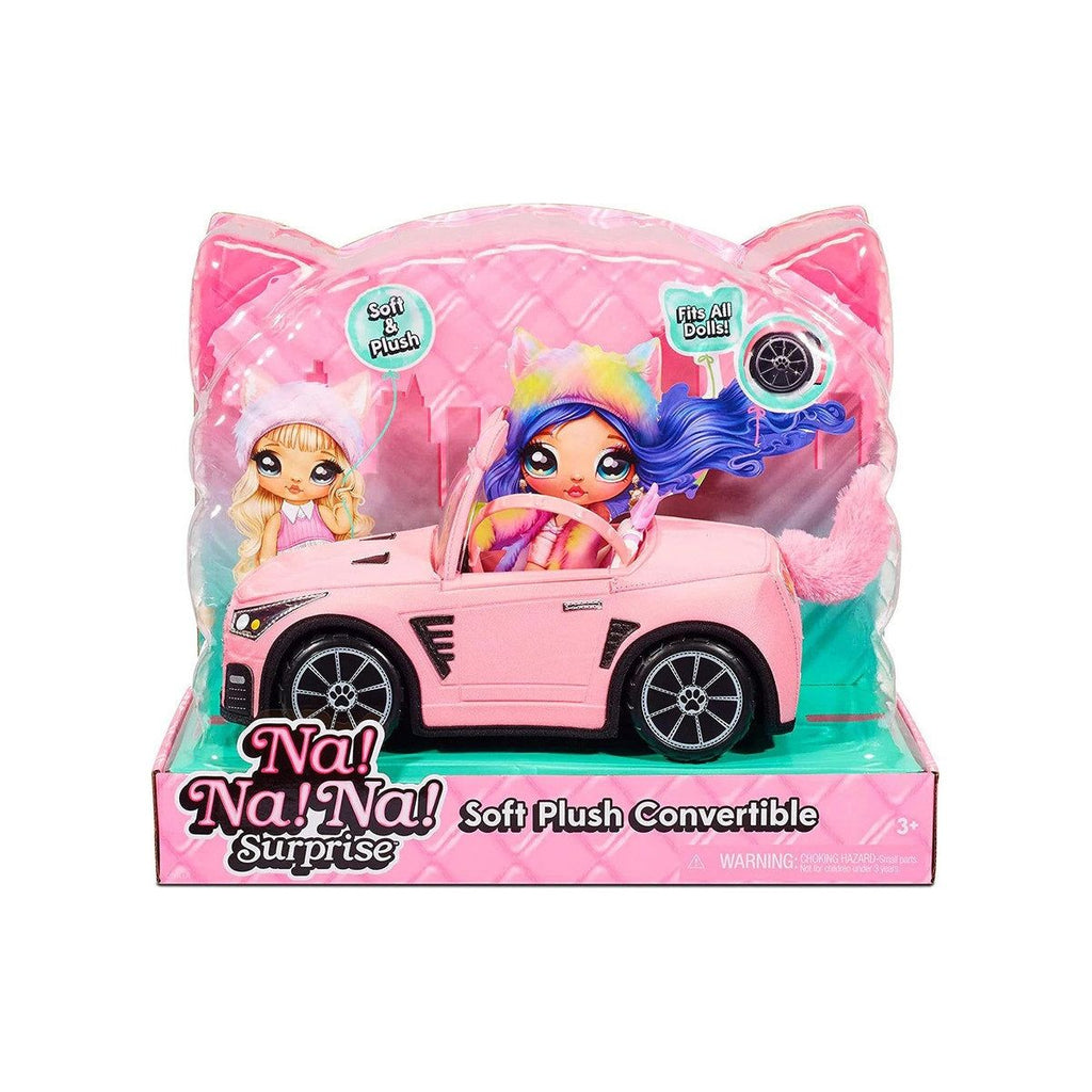 Lol Surprise Na! Na! Na! Soft Plush Convertible Car Toy Pink Age- 3 Years & Above