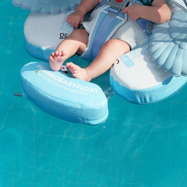 Mambobaby Baby Chest Swim Float Angel Sliver B503-108-W-Z Age- 3 Months to 3 Years