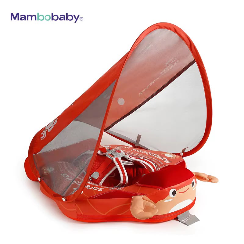 Mambobaby Baby Chest Swim Float Crab Red B503-46-W-Z Age- 3 Months to 3 Years