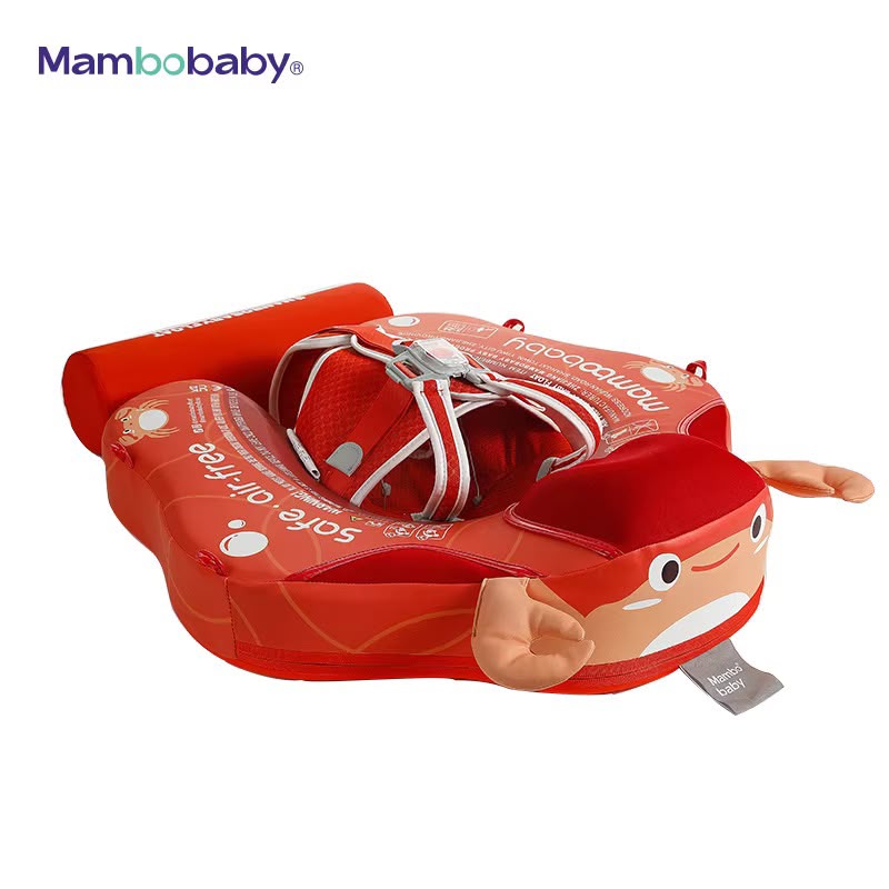 Mambobaby Baby Chest Swim Float Crab Red B503-46-W-Z Age- 3 Months to 3 Years