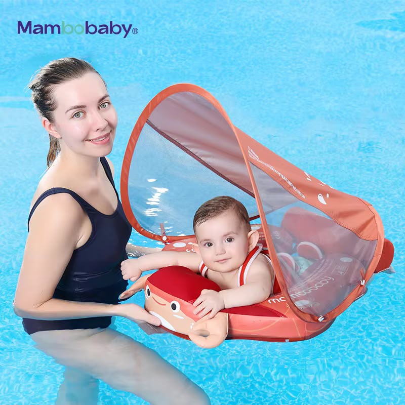 Mambobaby Baby Chest Swim Float Crab Red B503-46-W-Z Age- 3 Months to 3 Years