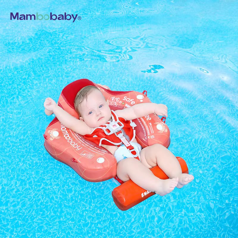 Mambobaby Baby Chest Swim Float Crab Red B503-46-W-Z Age- 3 Months to 3 Years