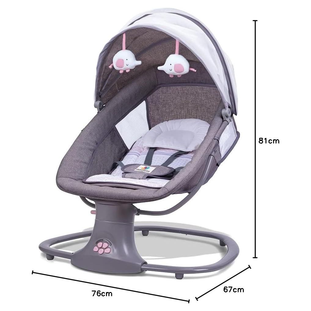 Mastela 3 in 1 Deluxe Multi-functional Bassient Brown Pink 8106 Age- Newborn & Above