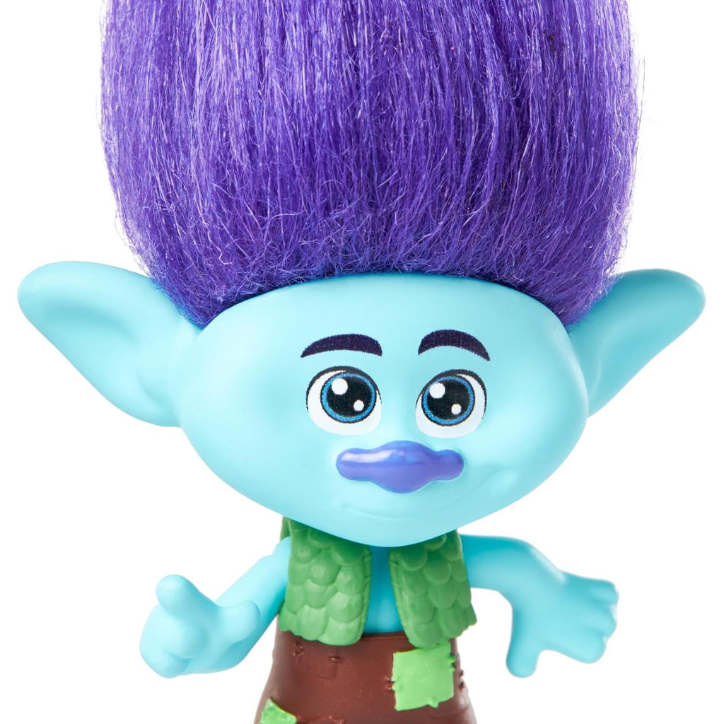 Mattel DreamWorks Trolls Band Together Branch Small Doll Purple/BlueAge- 3 Years & Above
