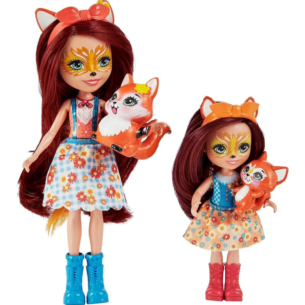 Mattel Enchantimals Felicity Fox and Sister Multicolor Age- 3 Years & Above
