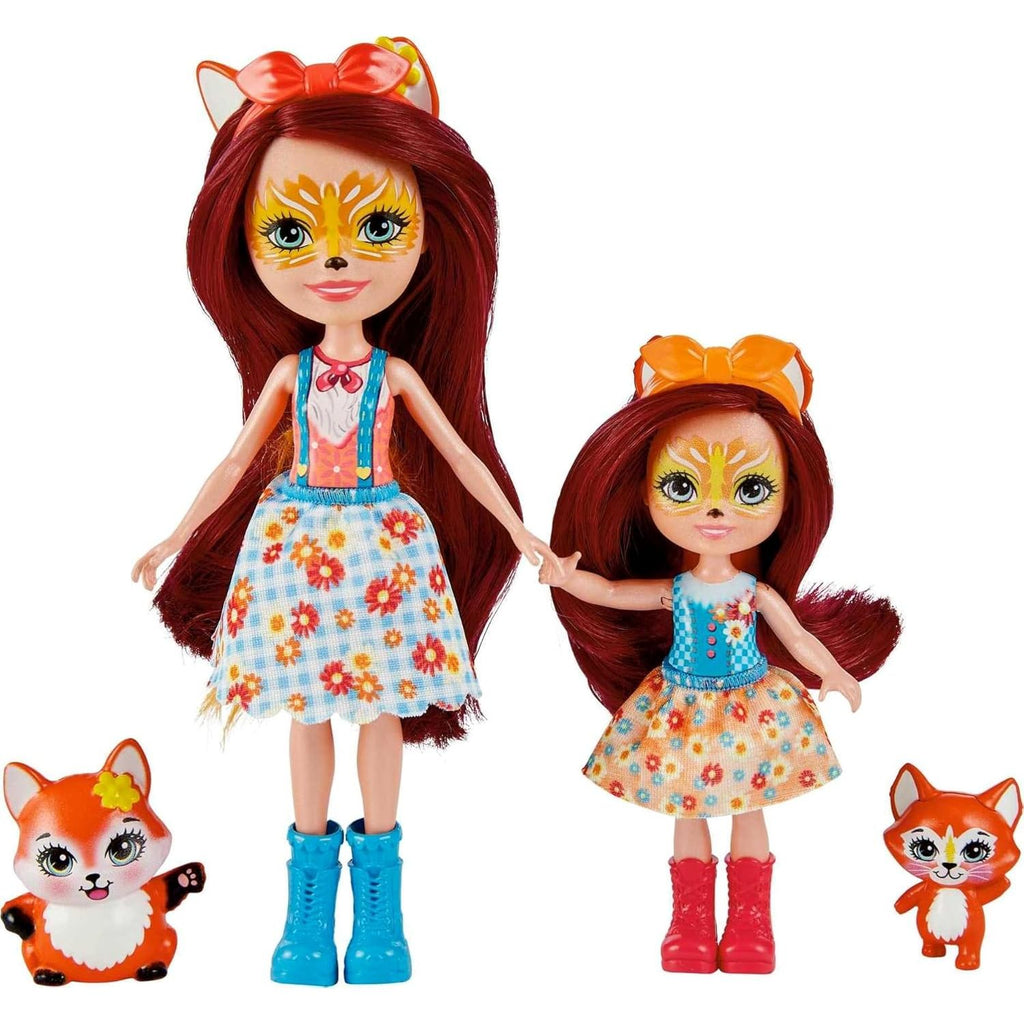 Mattel Enchantimals Felicity Fox and Sister Multicolor Age- 3 Years & Above