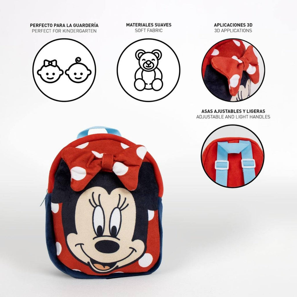 Minnie Mouse Soft Toy Backpack 5062 Age- 3 Years & Above