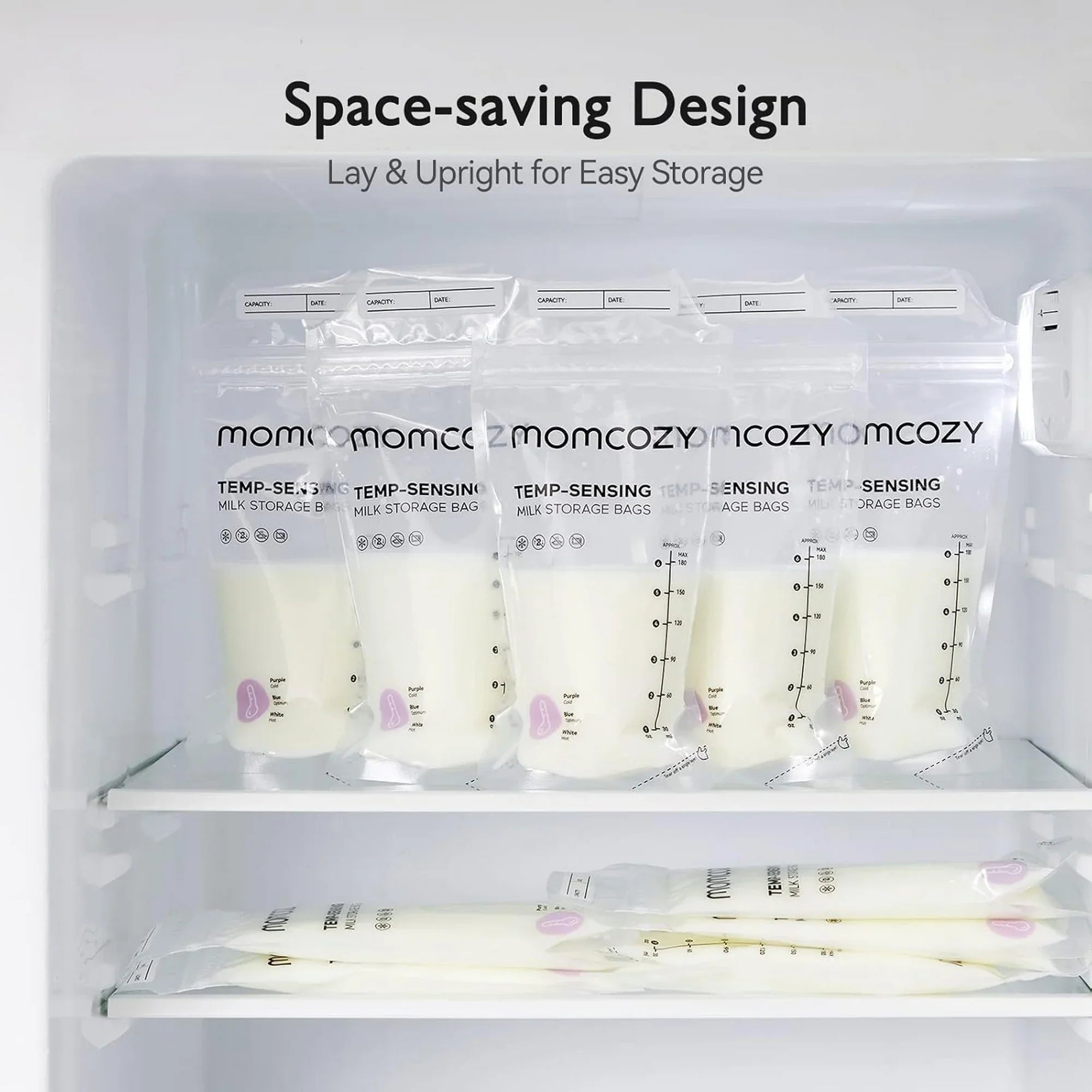 Momcozy Maternity Accessory Breastmilk BagTransparent- 50pcs  MS002-NA00NB-C