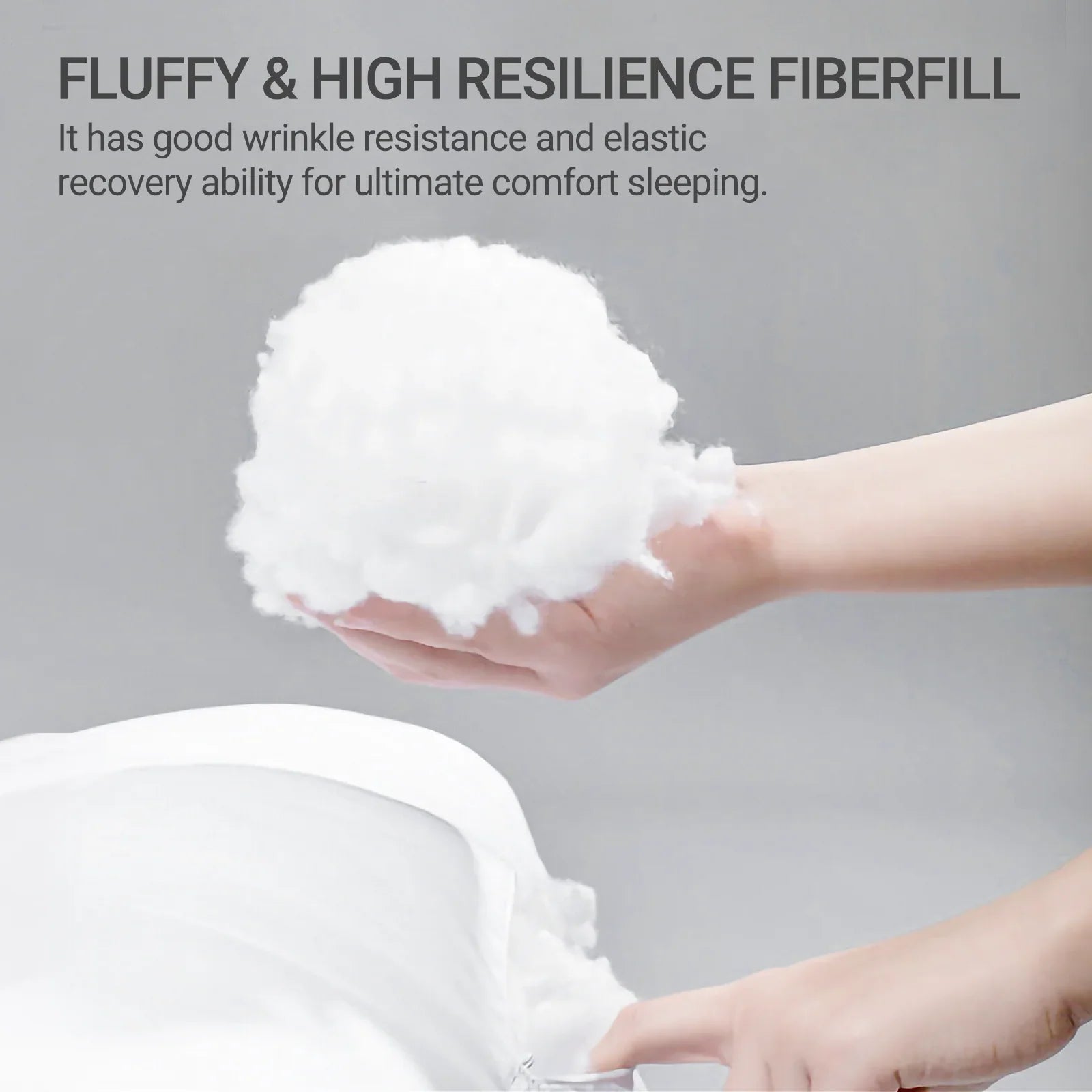 Momcozy Maternity Accessory J Shaped Maternity Body Pillow Grey PP001-FG00NB-A