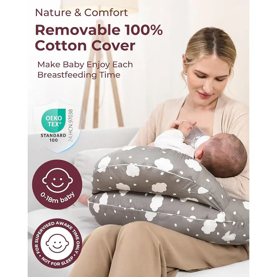 Momcozy Multifunctional and Adjustable Nursing Maternity Pillow NP001-WG00NB-A