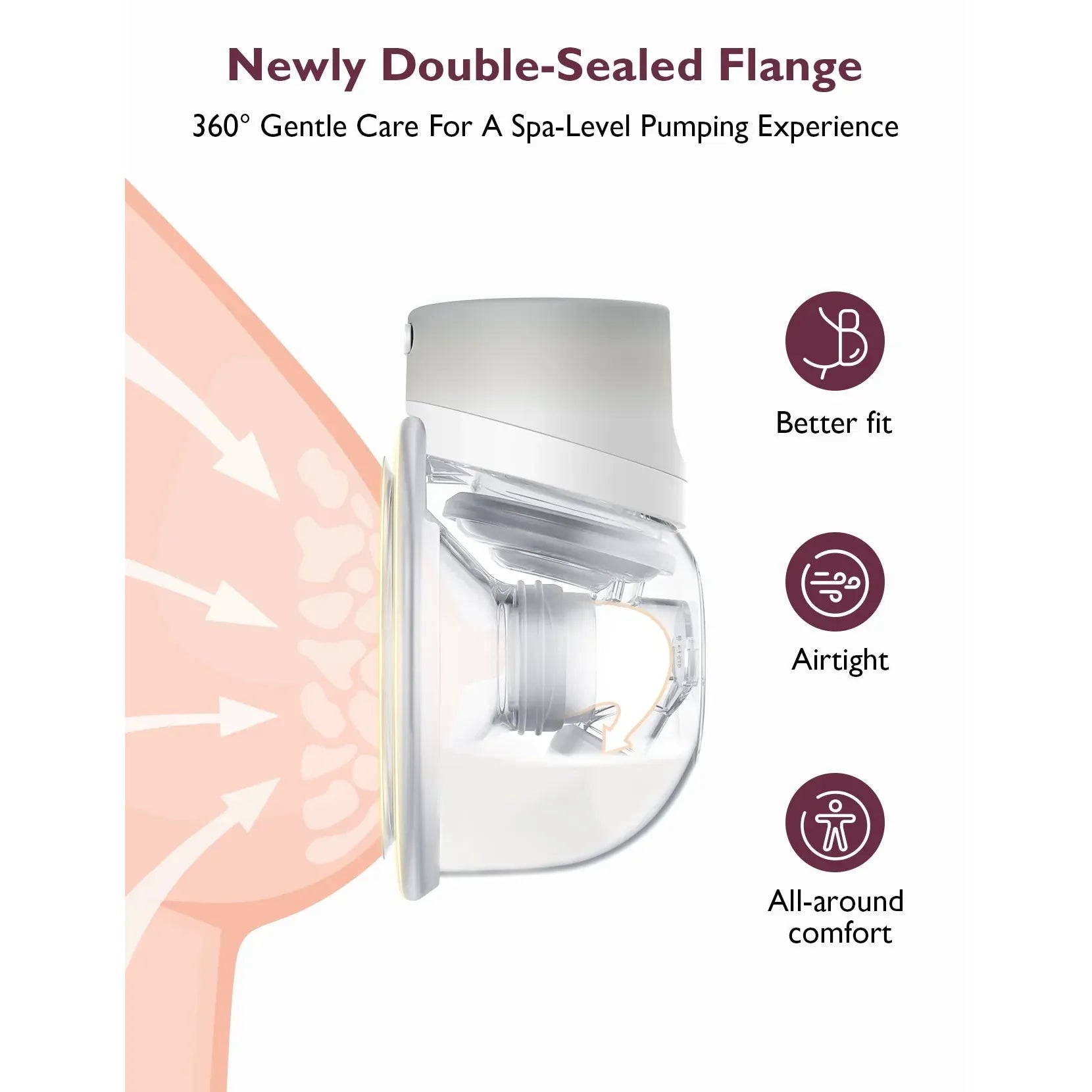 Momcozy S12 Pro Double Wearable Breast Pump Grey BP046-GR00BA-A