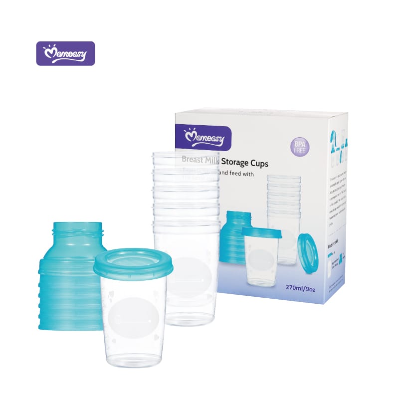 Momeasy 270ml/9oz Breast Milk Storage Cups 45813 Age- Newborn & Above
