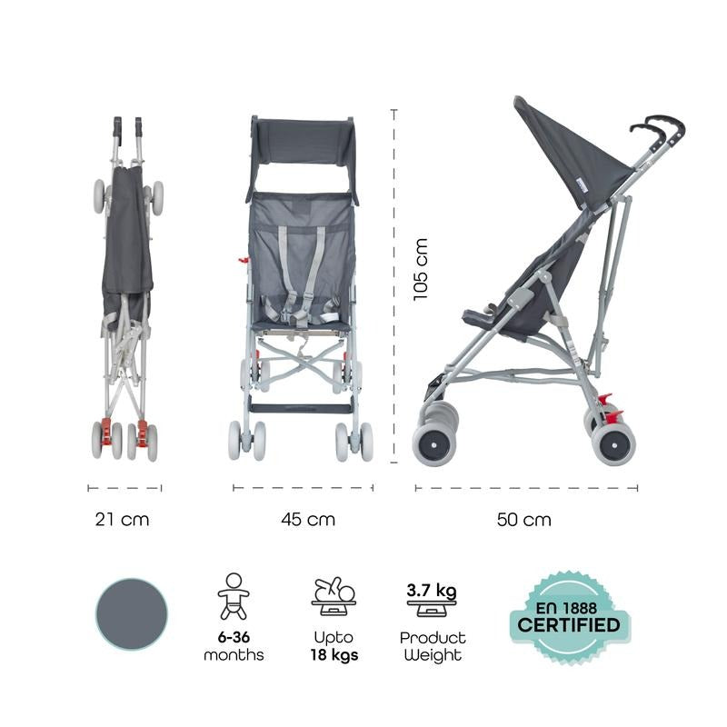 Moon Jet Buggy pink 6-36M
