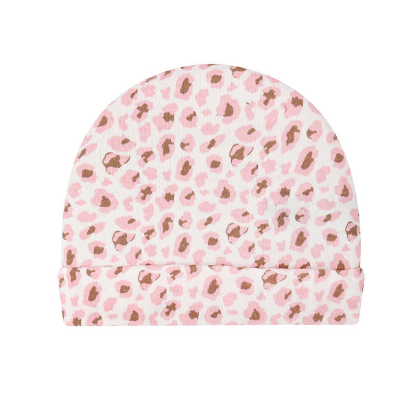 Mother's Choice Cute 6-Piece Baby Gift Set- 3 Hats & 3 Mitten Pink/White/Black IT4981 Age- Newborn to 6 Months 