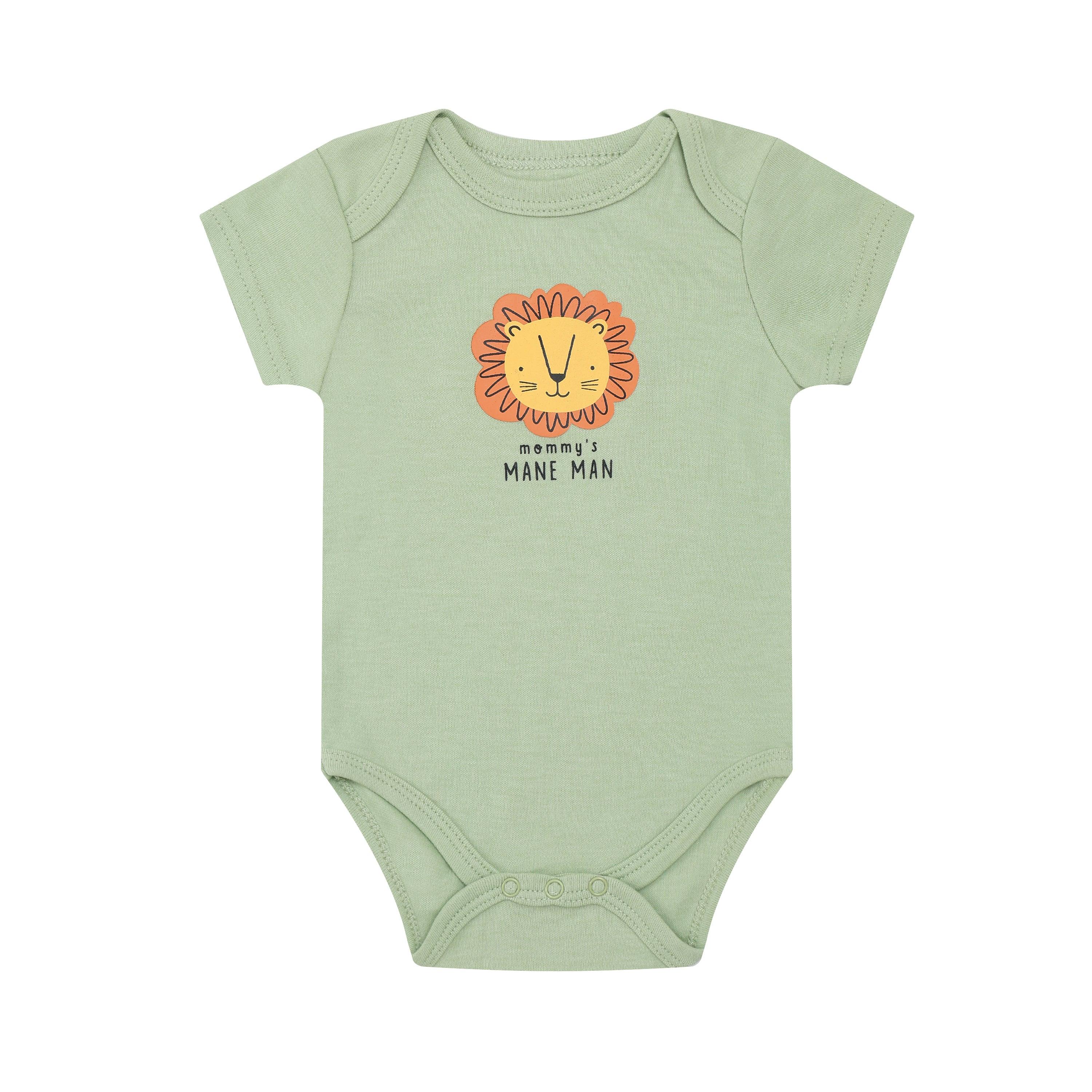 Motherschoice 3-Pack Daily Bodysuits (100% Cotton) Multicolor IT5868
