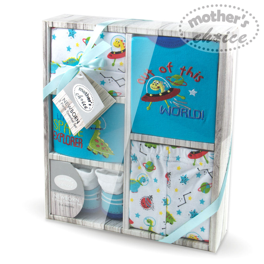 Motherschoice 5-Piece Starter Baby Gift Set Blue IT3440