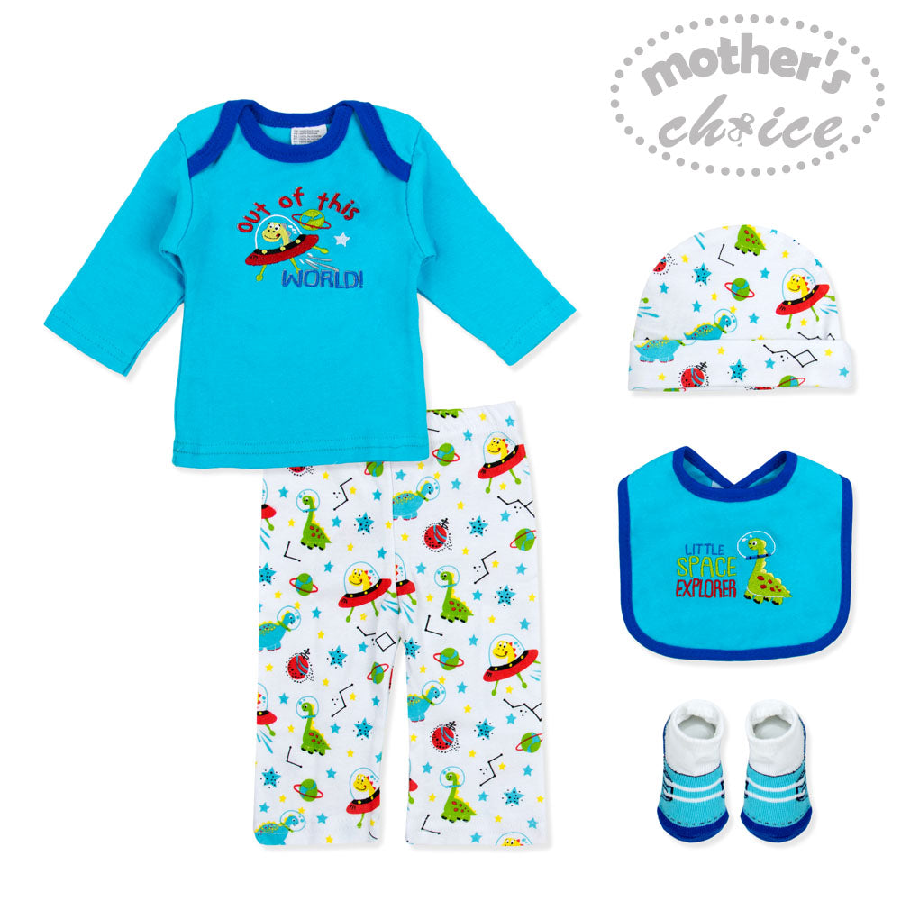 Motherschoice 5-Piece Starter Baby Gift Set Blue IT3440