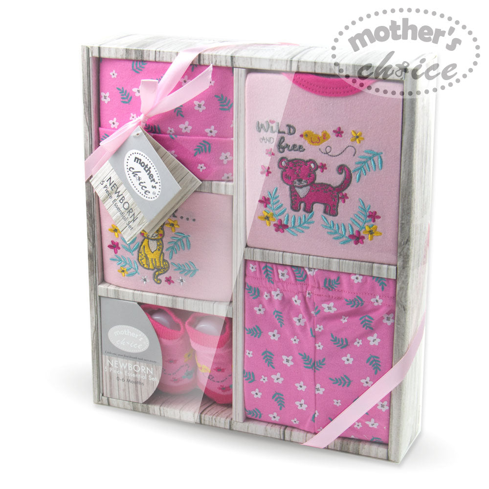 Motherschoice 5-Piece Starter Baby Gift Set Pink IT3442