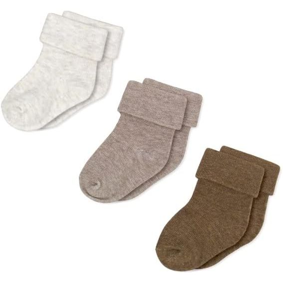 Motherschoice Baby's 3-Pack Socks Age- Newborn to 6 Months IT11113