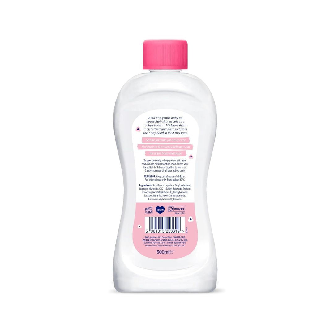 My Little Miracle Moisturising Wriggly Baby Oil Mild & Gentle 500Ml Age- Newborn & Above