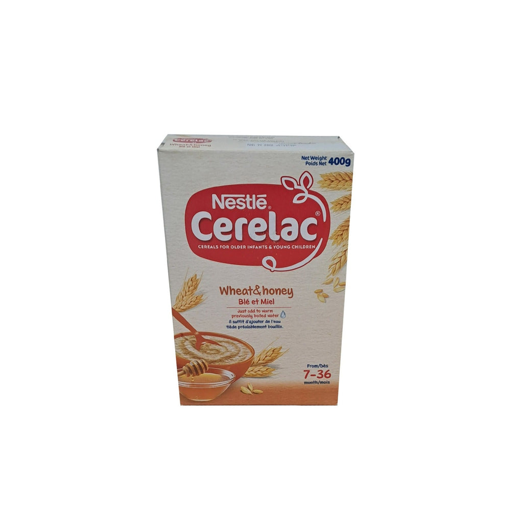 Nestle Cerelac Wheat & Honey Bib 400g 7-36m