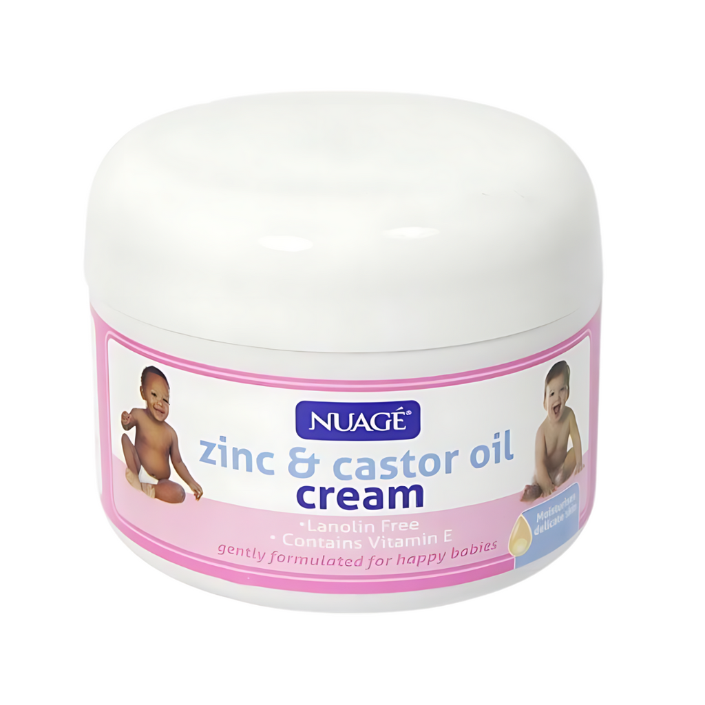 Nuage Zinc & Castor Oil Cream 200ml Age- Newborn & Above