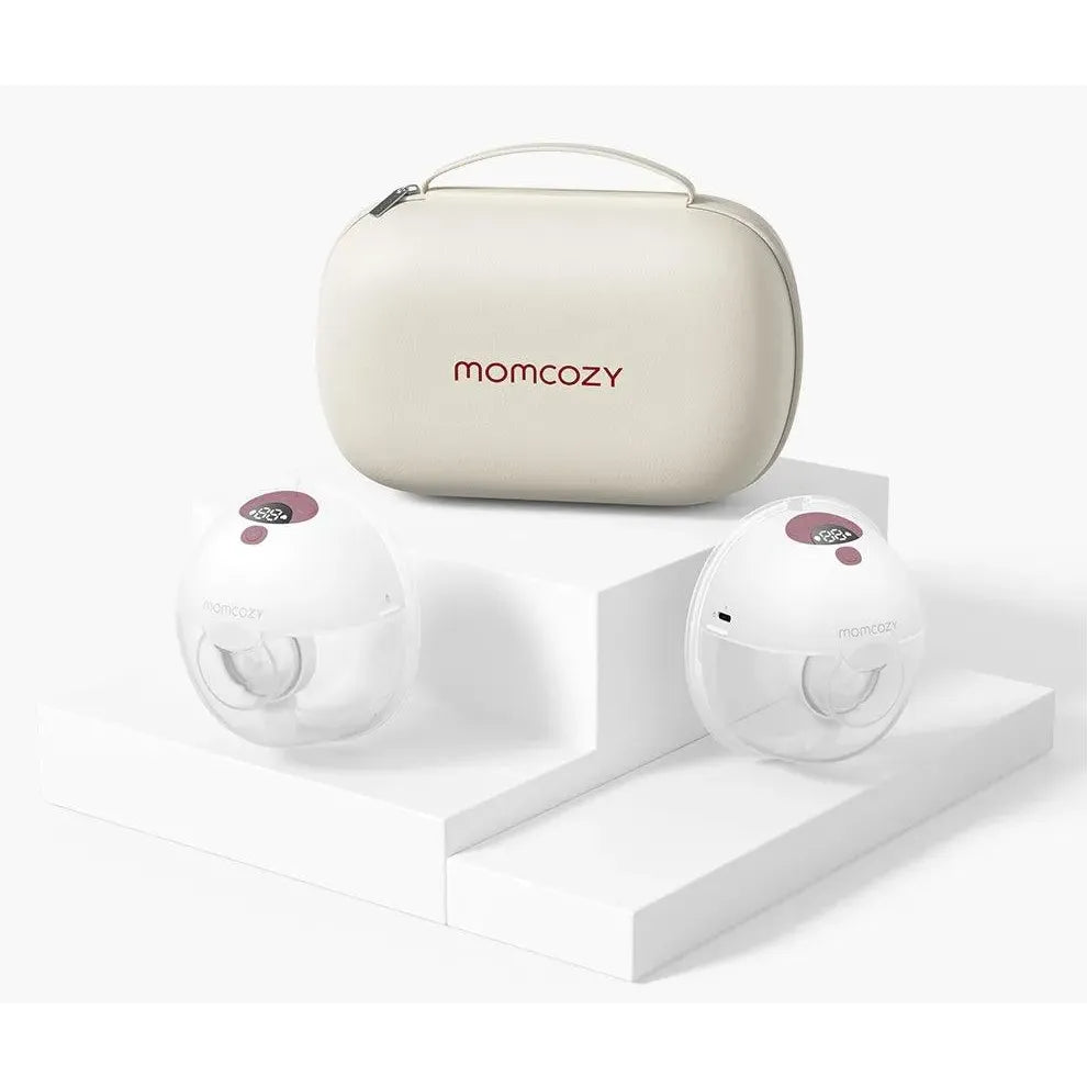Momcozy Wearable Breast Pump â€“ Lightweight Hands-Free Pump with 3 Modes, 9 Suction Levels & Multiple Flange Sizes/M5