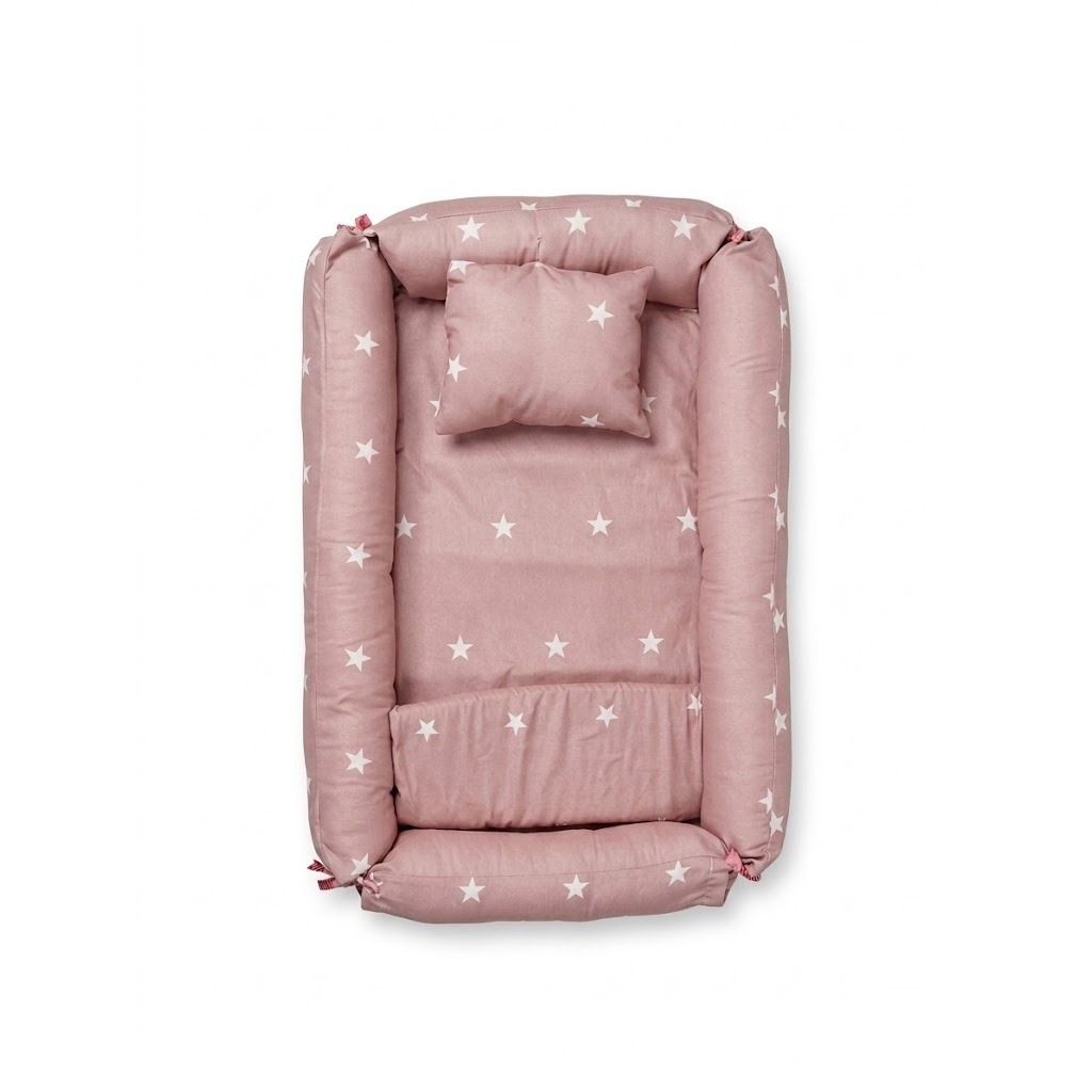 Tridarling Baby Co-Sleeper Baby Nest with 100% Cotton Soft & Breathable Fabric Assorted Colour   Age- Newborn & Above