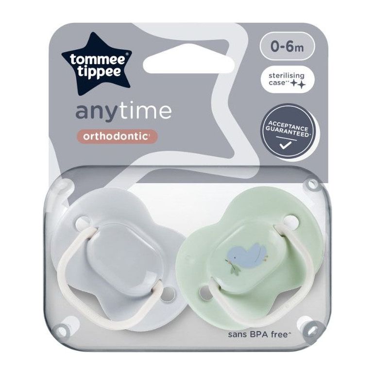 Tommee Tippee ANYTIME SOOTHER Pack of Multicolour Age-Newborn to