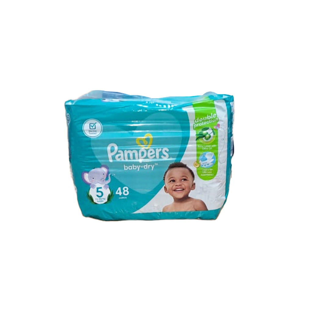 Pampers Baby-Dry Jumbo Size 5 Junior 48 Pack
