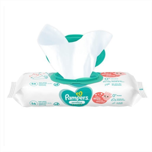 Pampers Baby Wipes Sensitive 56 Sheets