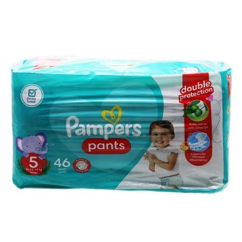 Pampers Pants Jumbo Size 5 Junior 52 Pack