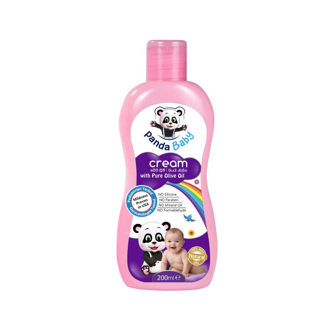 Panda Baby Cream Pure Olive Oil 200ml Age- Newborn & Above