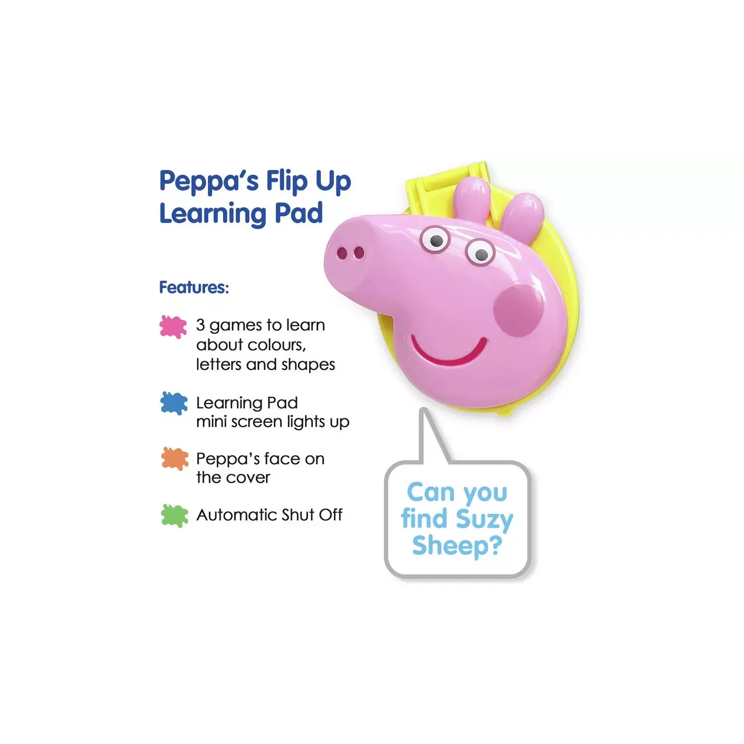 Peppa Pig Flip Up Learning Pad Age- 2 Years & Above