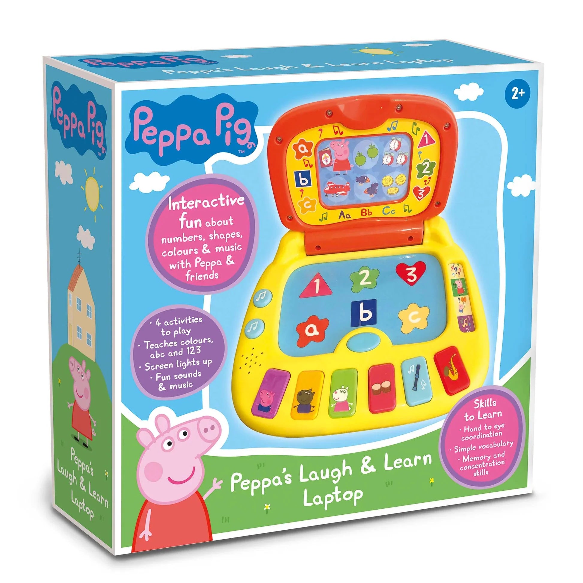 Peppa Pig Laugh & Learn Laptop Age- 2 Years & Above