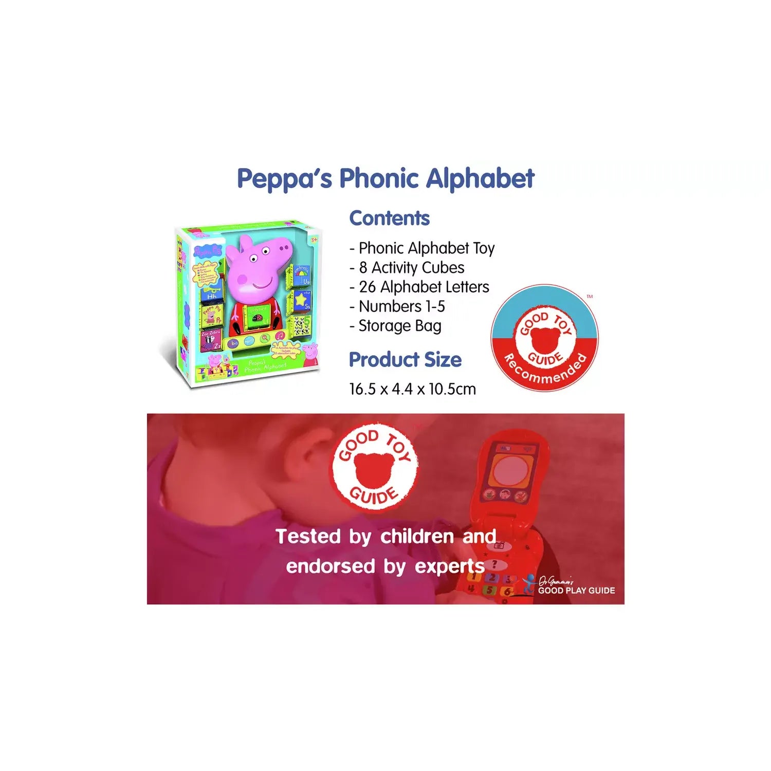 Peppa Pig Phonics Alphabet Age- 2 Years & Above