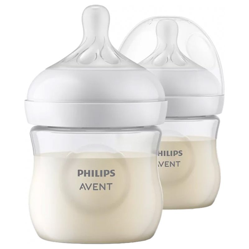 Philips Avent Natural Response 3.0 Baby Feeding Bottle 125ml Pack of 2 Age- Newborn & Above  SCY900/02