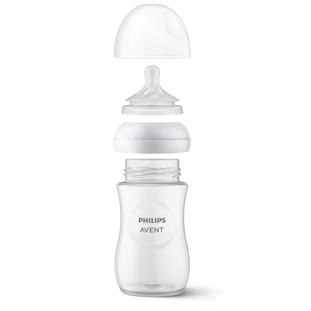 Philips Avent Natural Response 3.0 Baby Feeding Bottle  Level 2  Pack of 2 Age- Newborn & Above SCY962/02