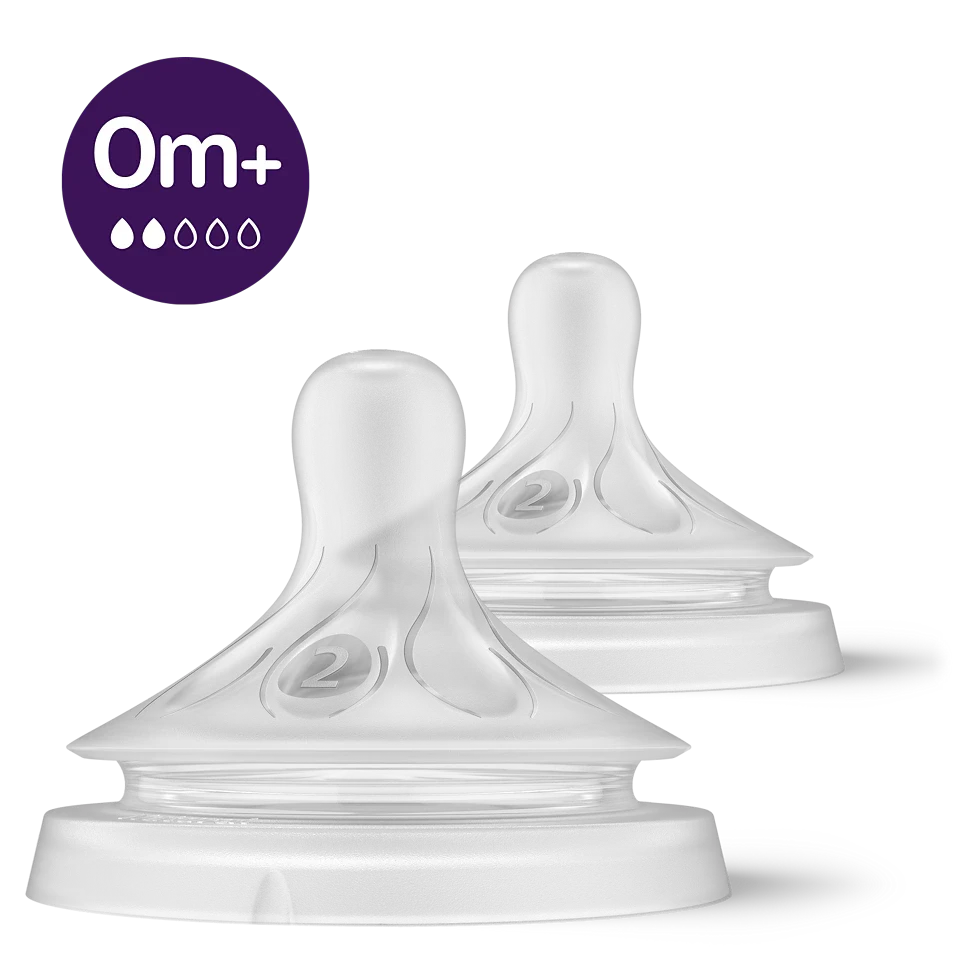 Philips Avent Natural Response 3.0 Baby Feeding Bottle  Level 2  Pack of 2 Age- Newborn & Above SCY962/02