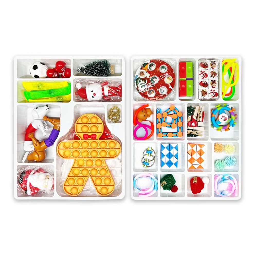 Pibi Merry Christmas Fidget Toys Gift Set of 24 Red Age- 3 Years & Above