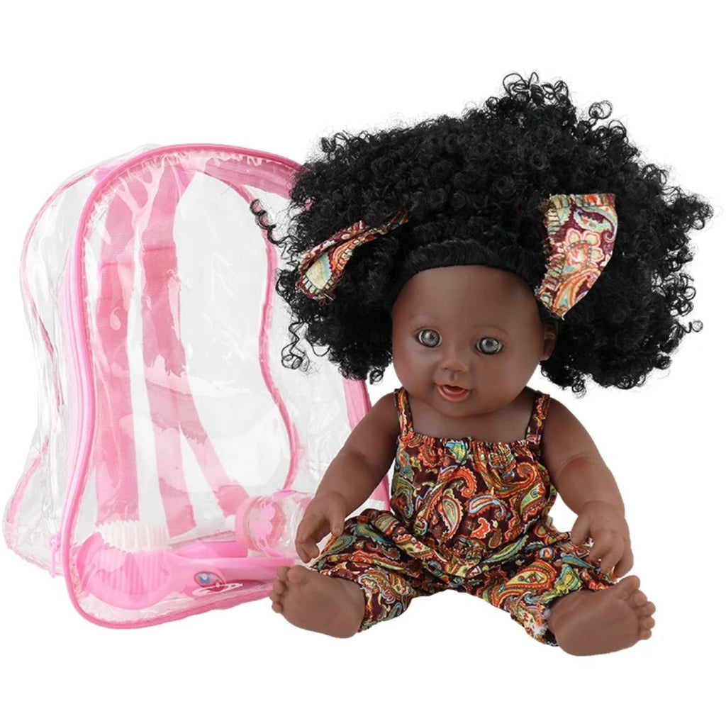 Pibi 12-Inch Baby Kenyan Fashion Assorted Doll in a Bag with Cute Baby Accessories Multicolor Age- 4 Years & Above