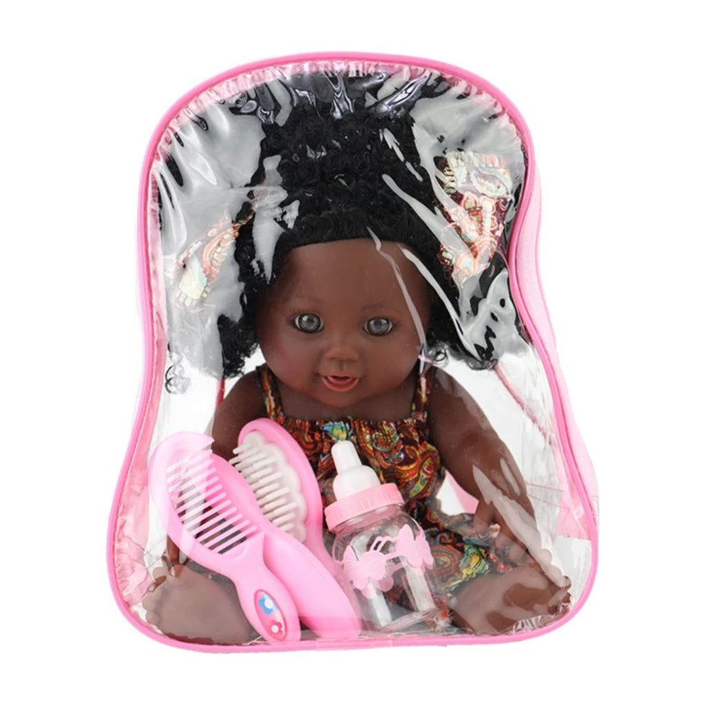 Pibi 12-Inch Baby Kenyan Fashion Assorted Doll in a Bag with Cute Baby Accessories Multicolor Age- 4 Years & Above
